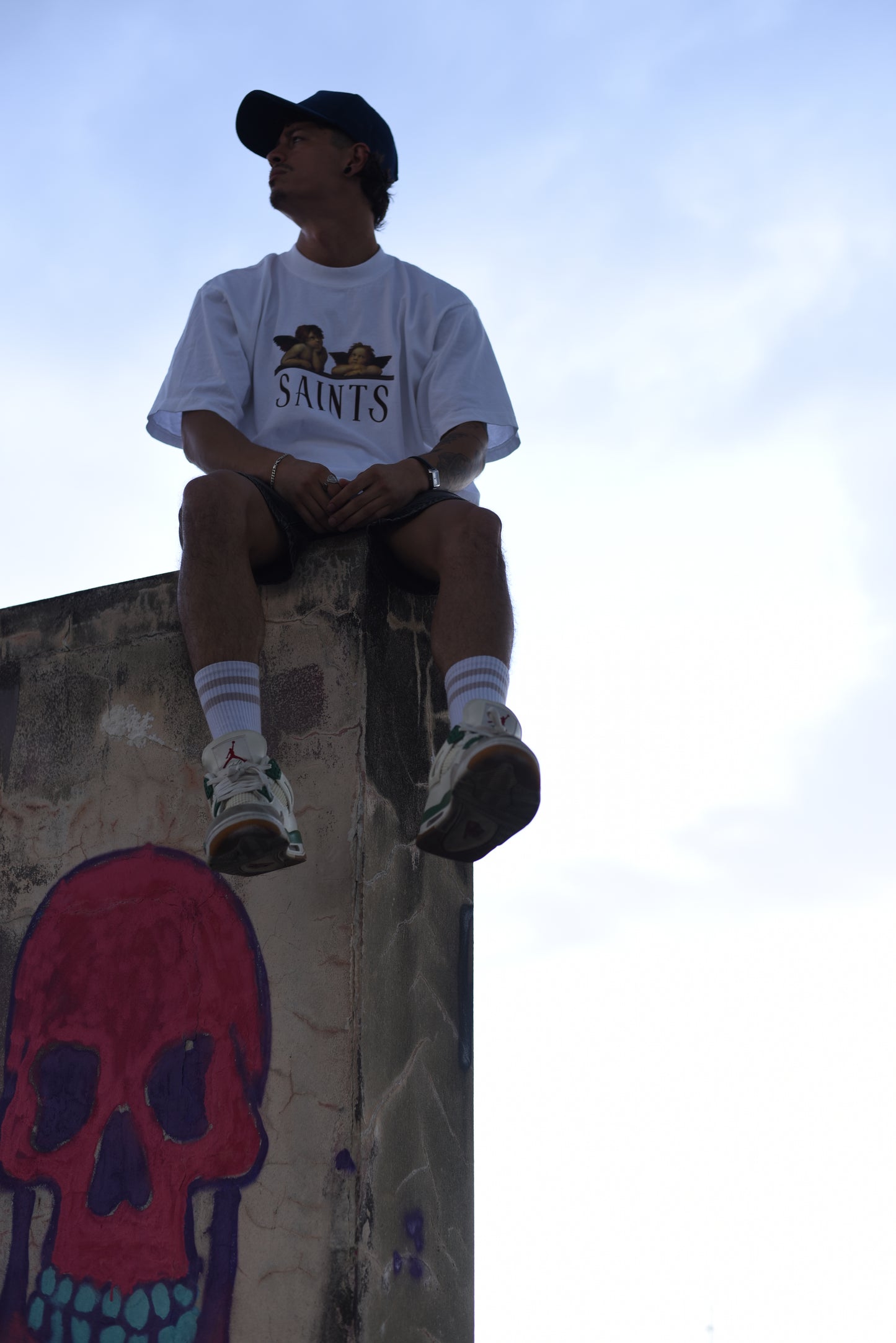 Cherub SAINTS // White Tshirt