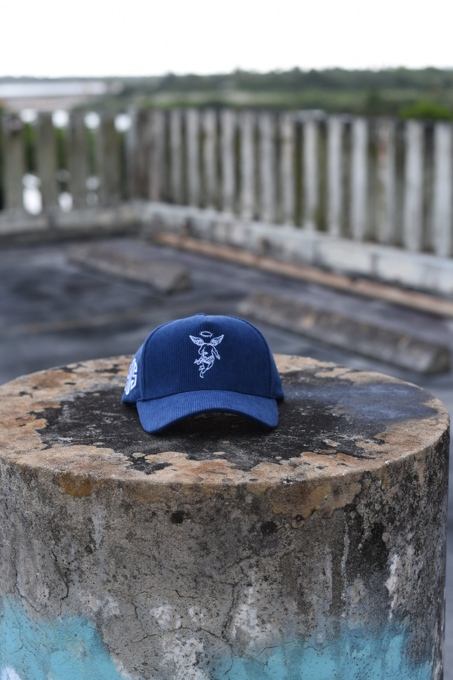 Saints // Blue Corduroy Snapback